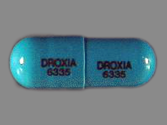 Photo of pill imprinted DROXIA