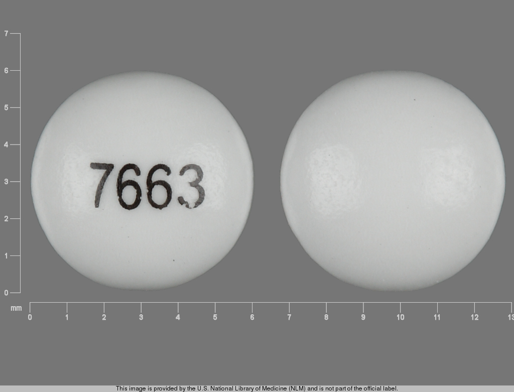 Photo of pill imprinted 7663
