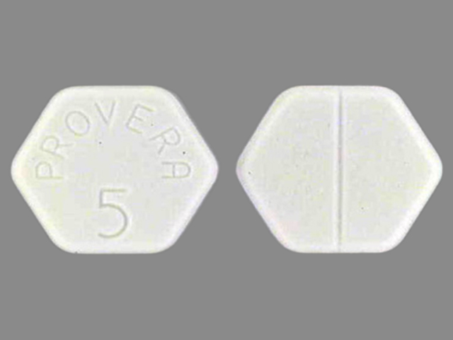 Photo of pill imprinted PROVERA