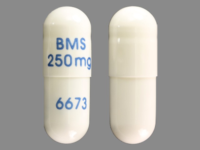 Photo of pill imprinted BMS