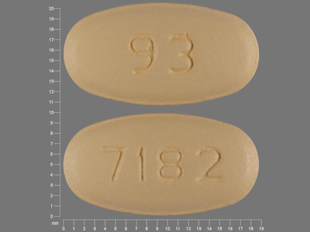 Photo of pill imprinted 93