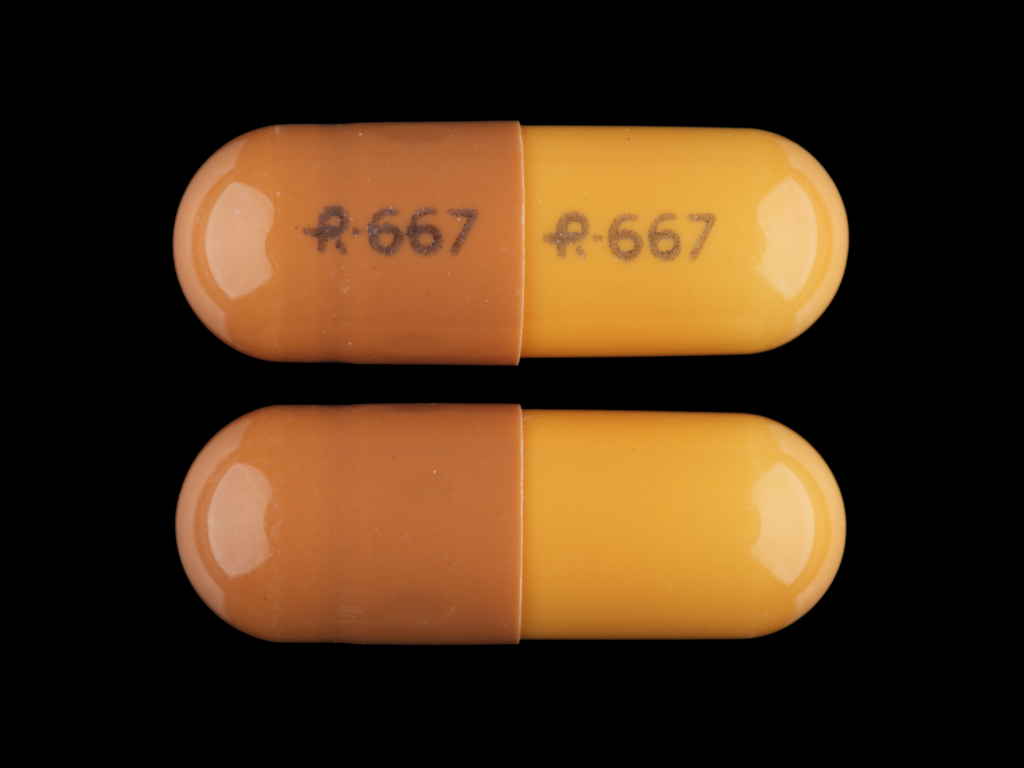 Photo of pill imprinted R667