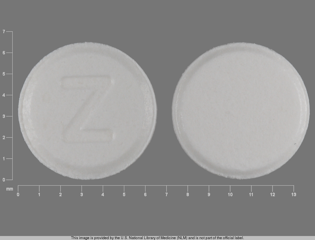 Photo of pill imprinted Z