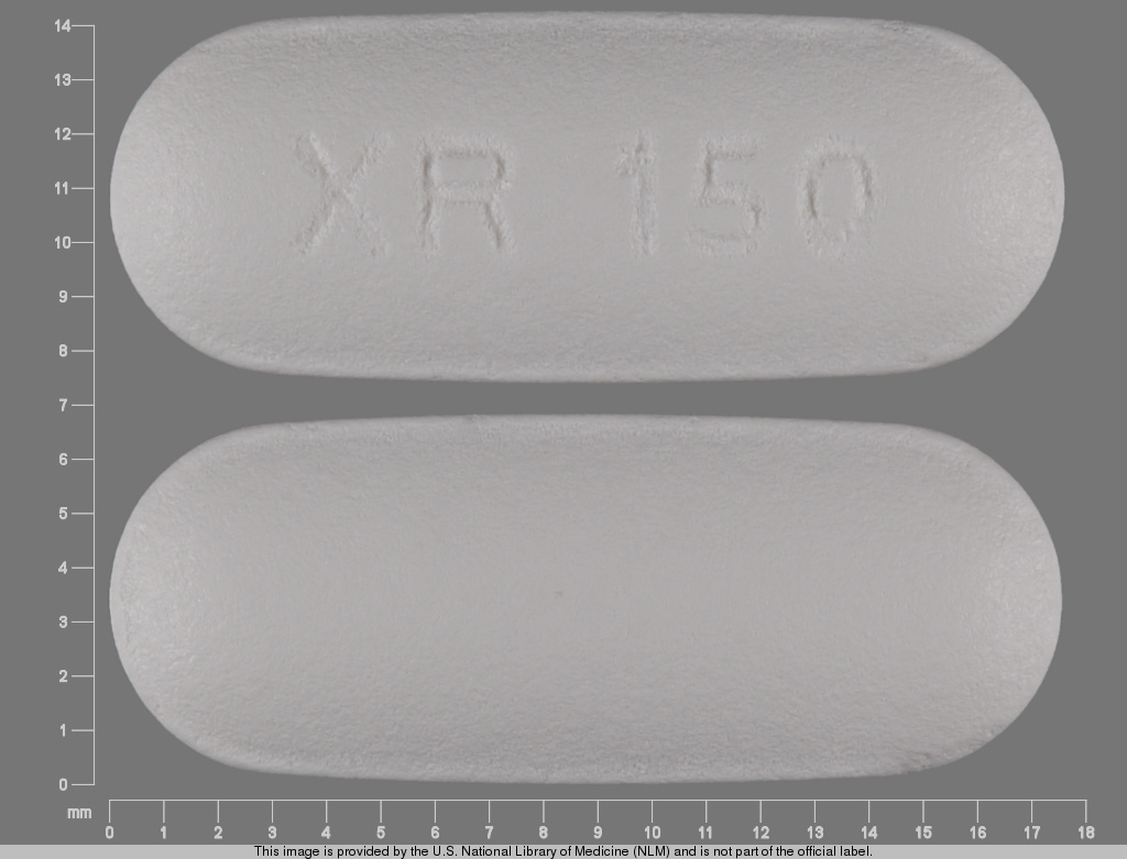 Photo of pill imprinted XR