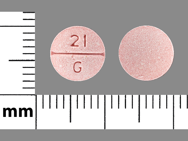 Photo of pill imprinted 21G