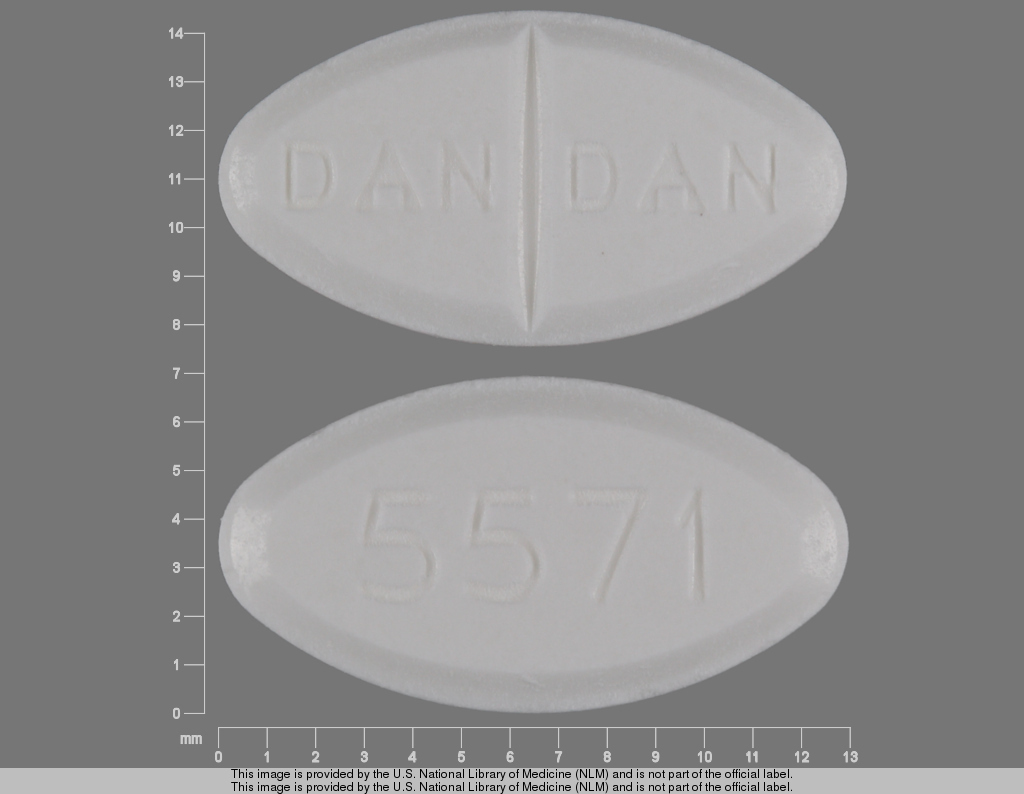 Photo of pill imprinted DAN