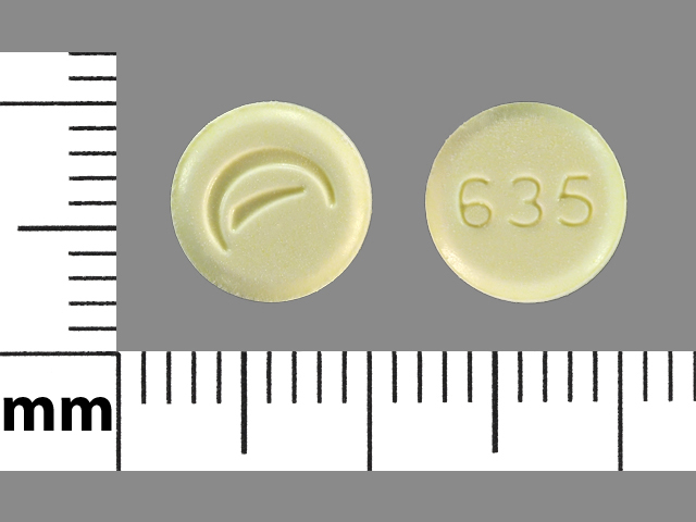 Photo of pill imprinted 635