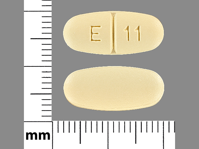Photo of pill imprinted E