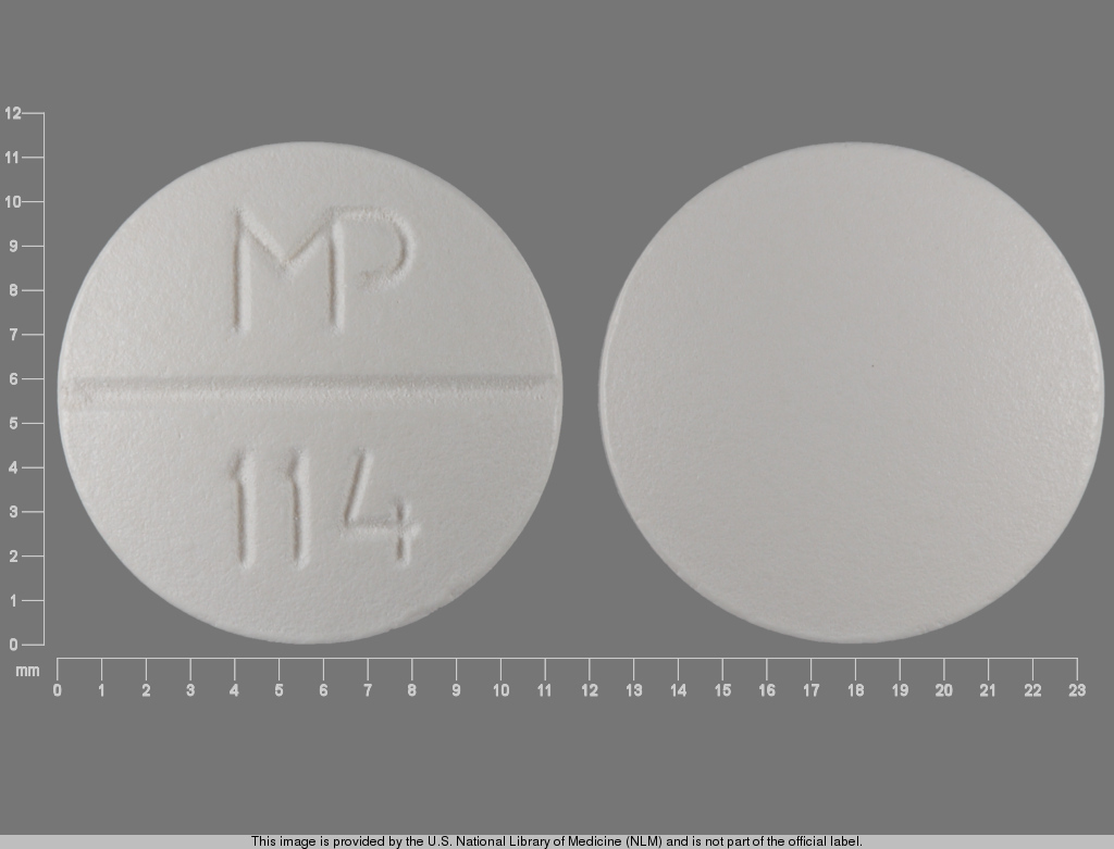 Photo of pill imprinted MP