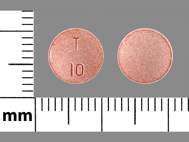Photo of pill imprinted T