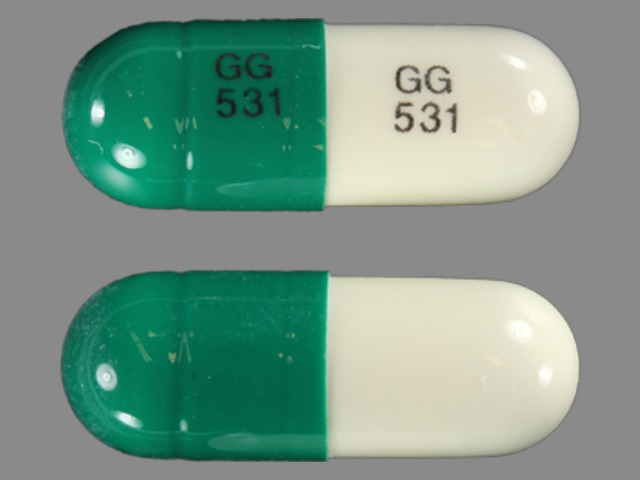 Photo of pill imprinted GG531