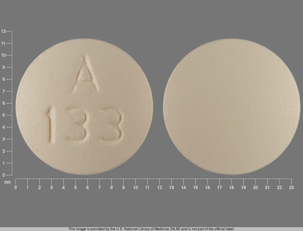 Photo of pill imprinted A