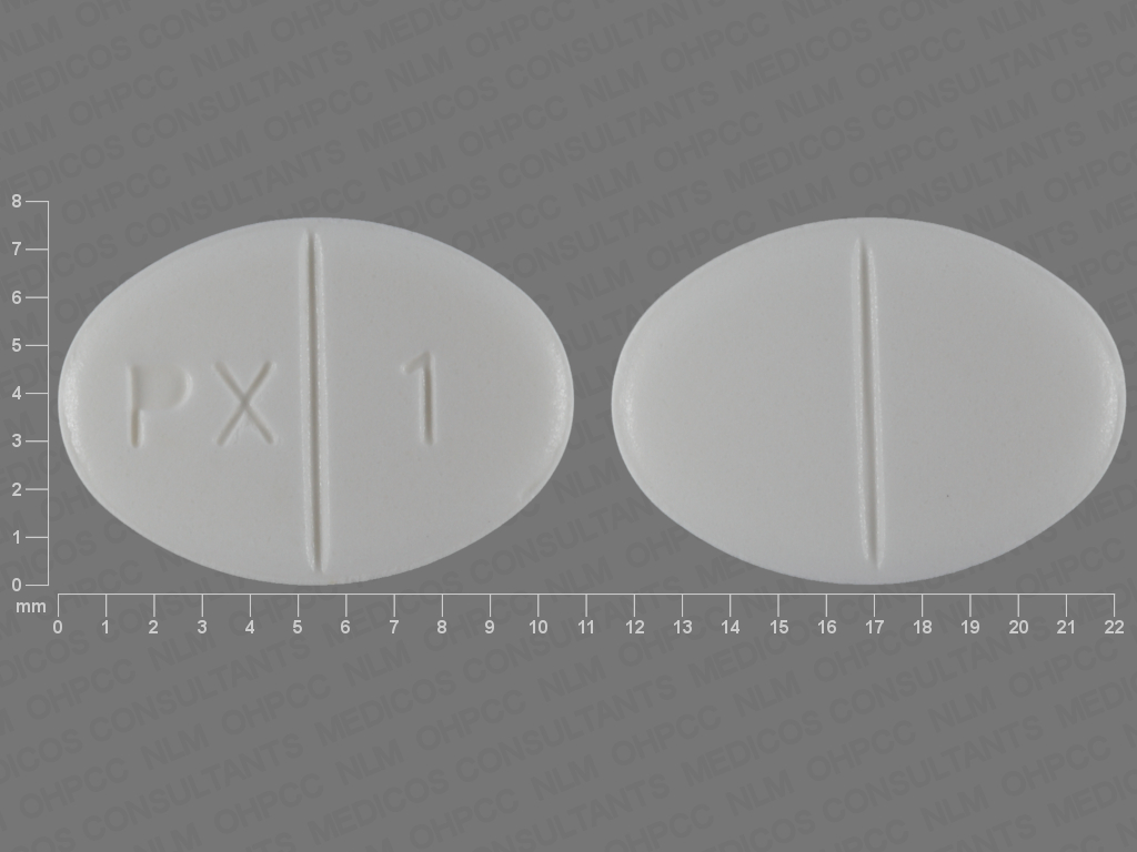Photo of pill imprinted PX