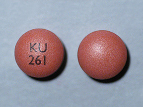 Photo of pill imprinted KU